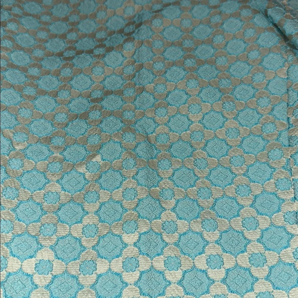 NWT Nordstrom Paperwhite Blue and Cream Textured Pants size 8 - Picture 4 of 9